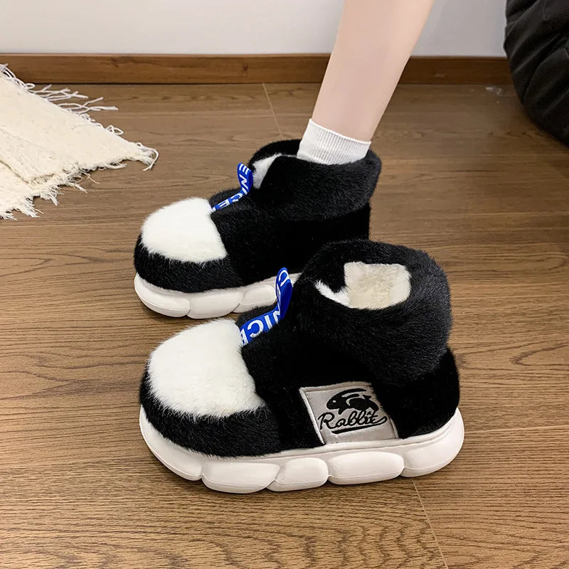 Premium Winter Boots Plush Lining Platform Heel High Top Snow Boots For Women And Men - ToylandEU