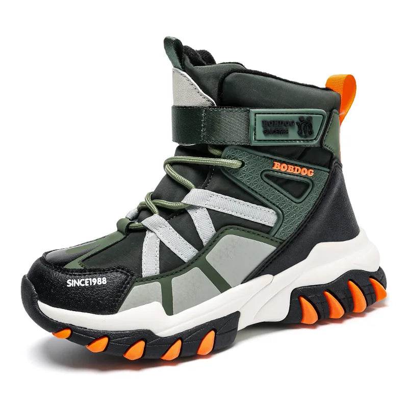 Premium Winter High Top Sneakers For Boys Waterproof Plush - ToylandEU