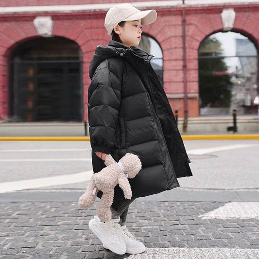 Premium Winter Hooded Jacket White Duck Down For Boys - ToylandEU
