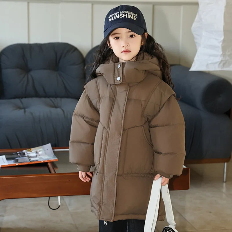 Premium Winter Jacket Hooded 80 Percent Down Fill Unisex Ages 3 To 10 Years - ToylandEU