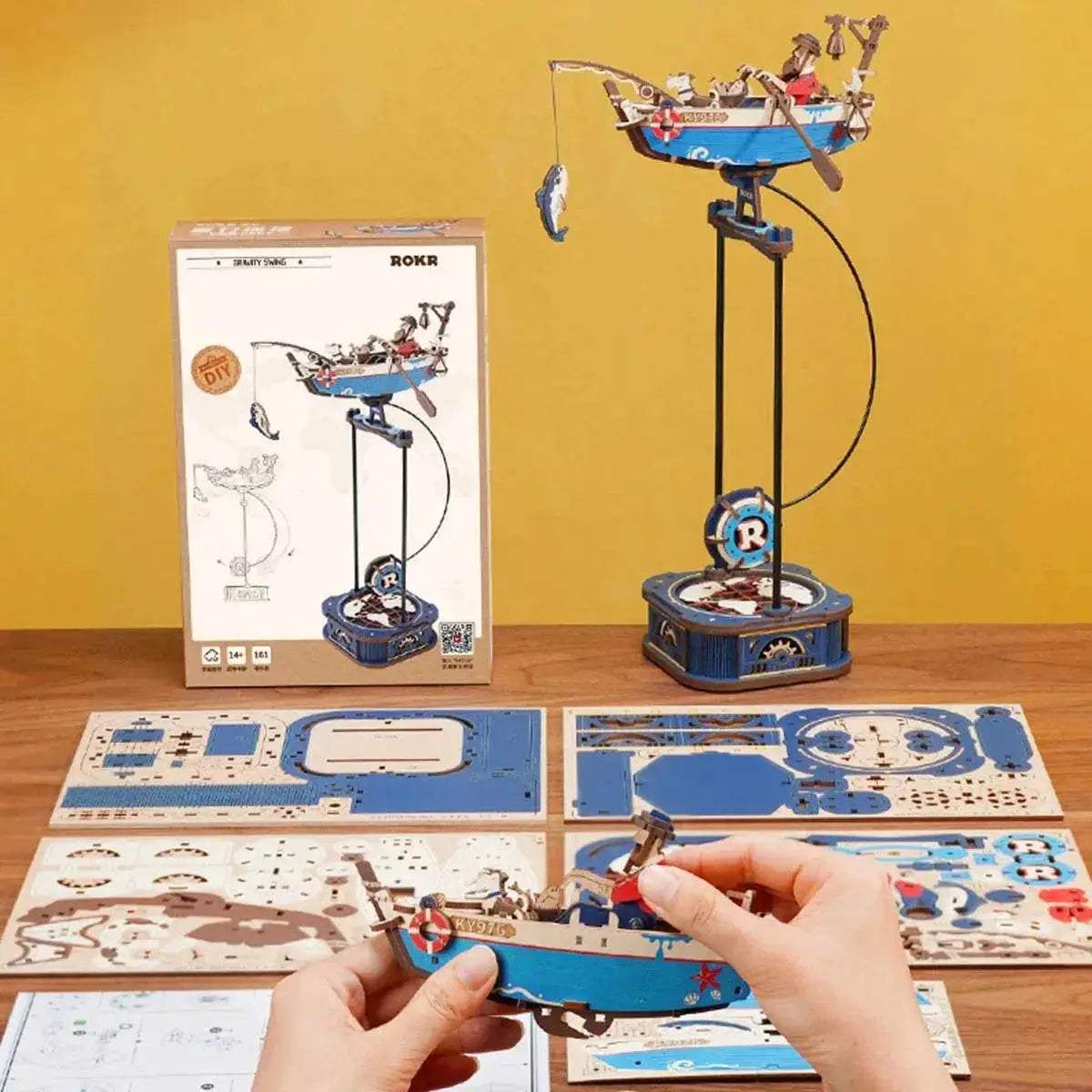  Premium Wooden 3D Puzzle Ocean Fisher 161pcs Toyland EU -  ToylandEU™