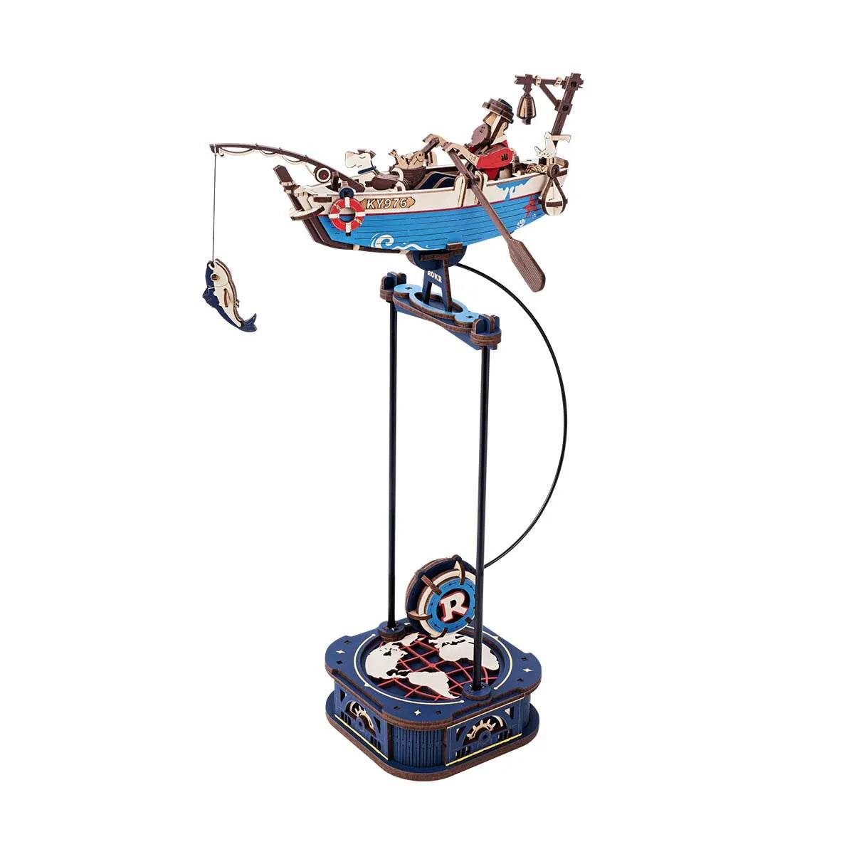 Premium Wooden 3D Puzzle Ocean Fisher For Family Colleagues - ToylandEU