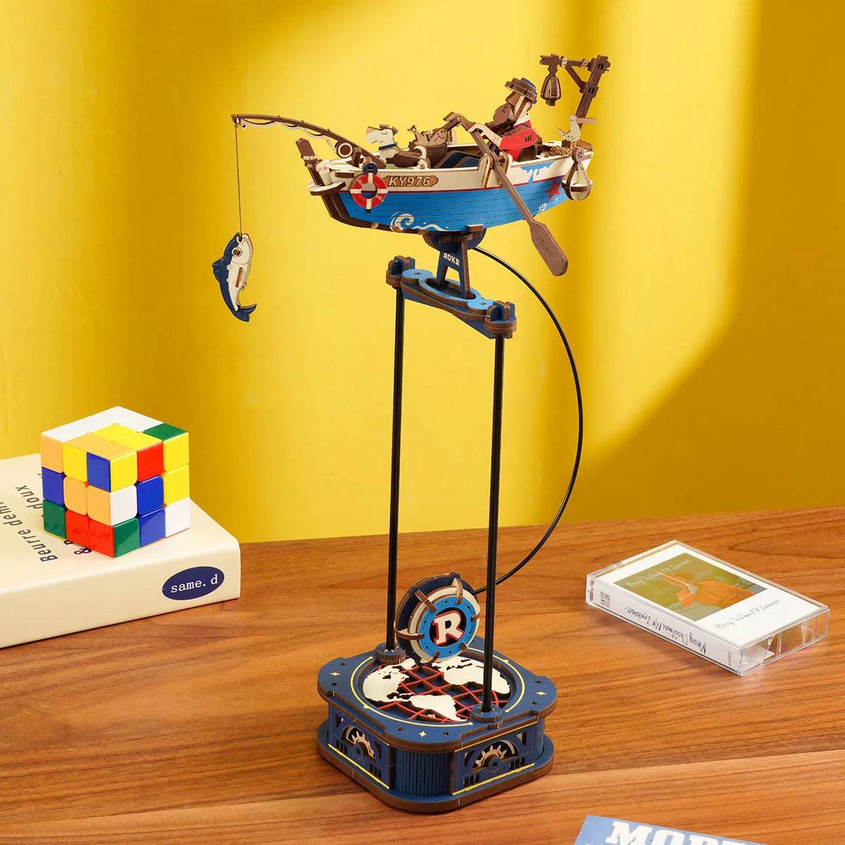 Premium Wooden 3D Puzzle Ocean Fisher For Family Colleagues - ToylandEU