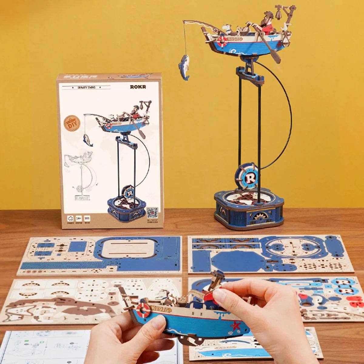 Premium Wooden 3D Puzzle Ocean Fisher For Family Colleagues - ToylandEU