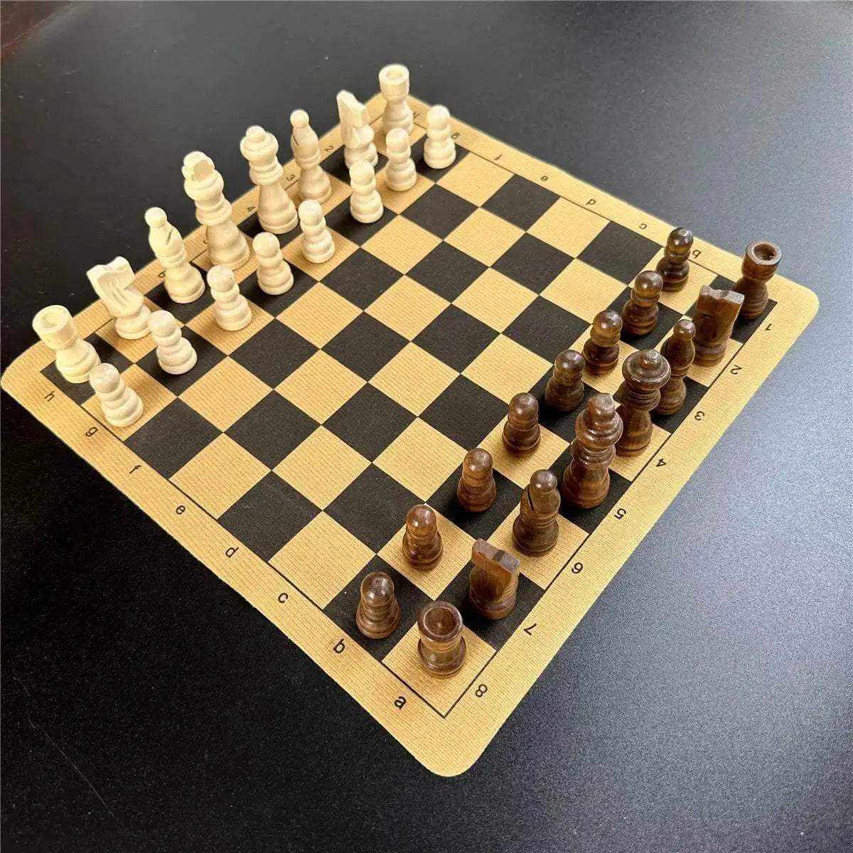 Premium Wooden Chess Set with Portable Storage for Ages 12 and Up - ToylandEU