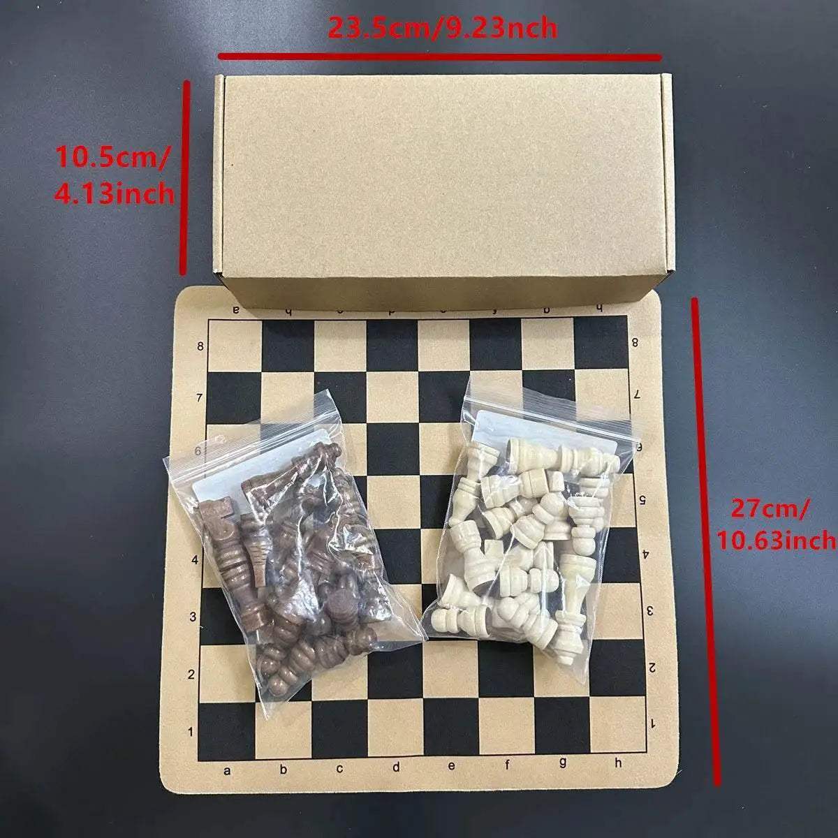 Premium Wooden Chess Set with Portable Storage for Ages 12 and Up - ToylandEU
