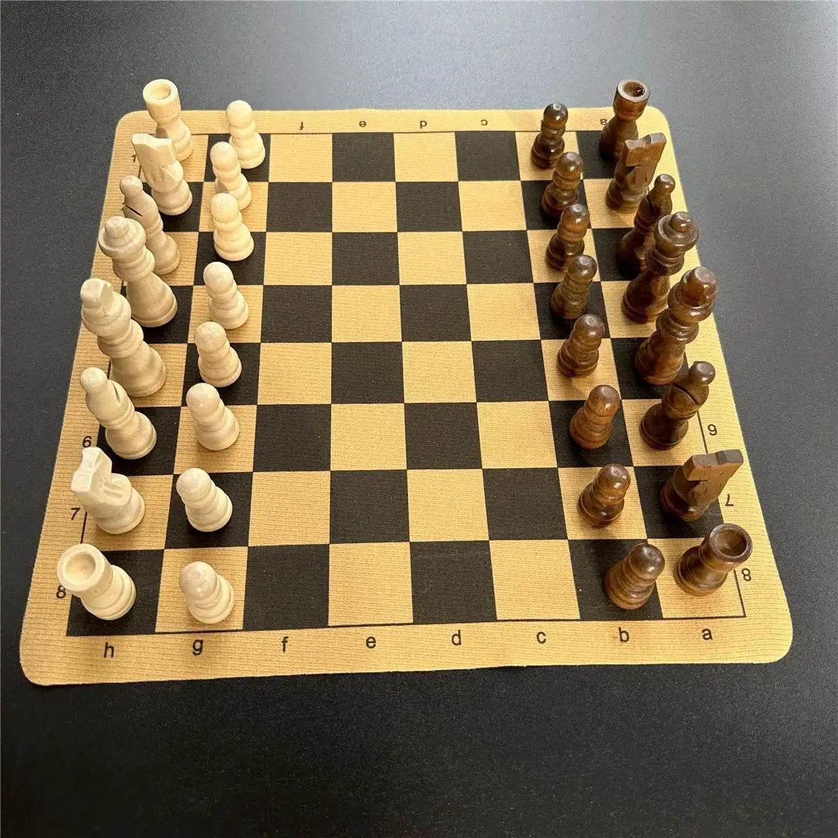  Premium Wooden Chess Set with Portable Storage for Ages 12 and Up - Yernea -  ToylandEU™