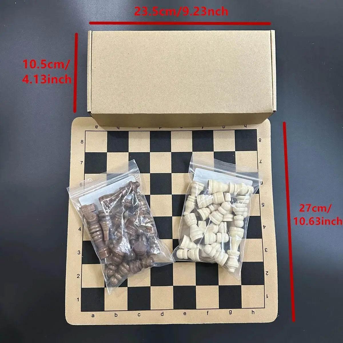  Premium Wooden Chess Set with Portable Storage for Ages 12 and Up - Yernea -  ToylandEU™