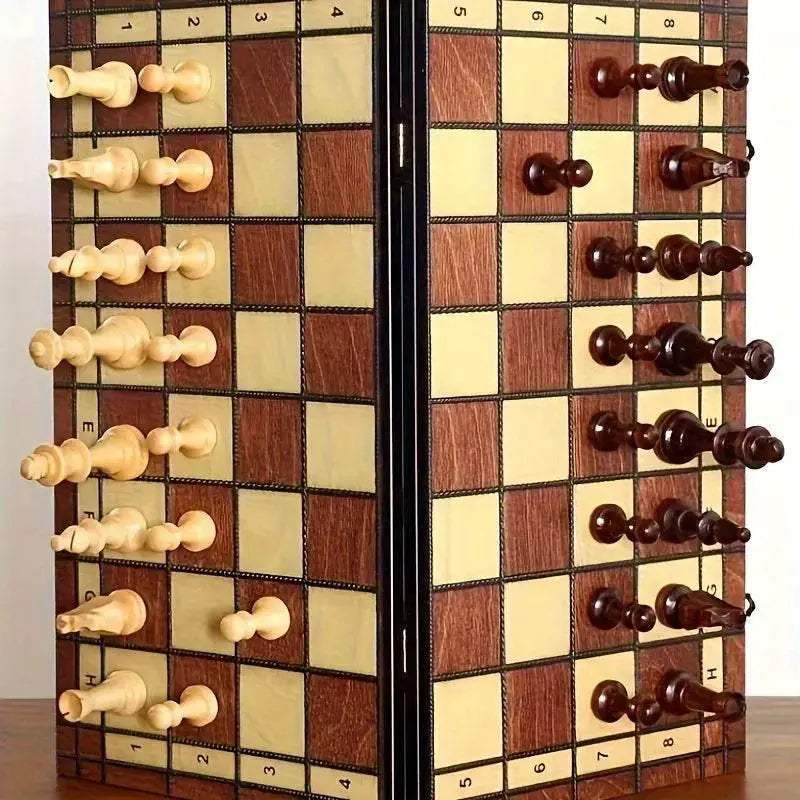  Premium Wooden Folding Chess Set for Family Game Nights -  ToylandEU™