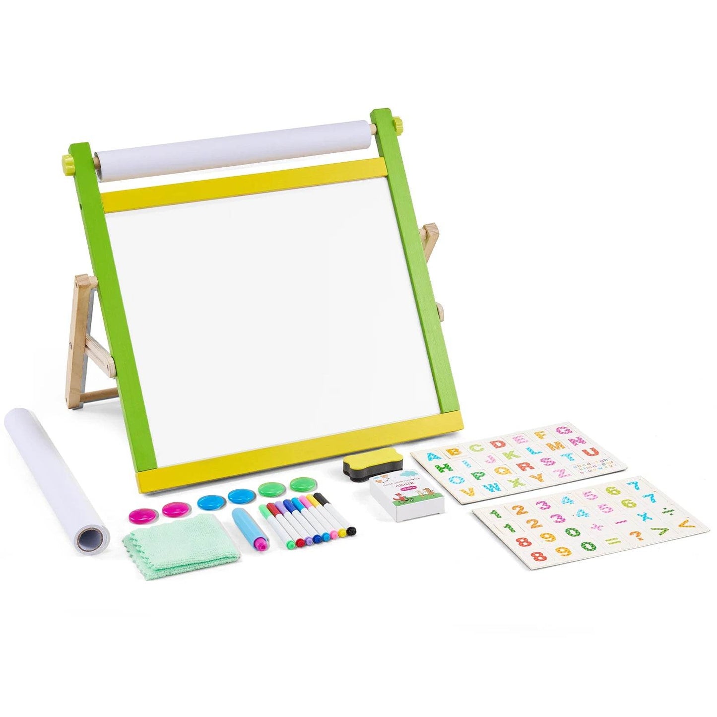 Premium Wooden Magnetic Drawing Board 3 In 1 For Kids - ToylandEU
