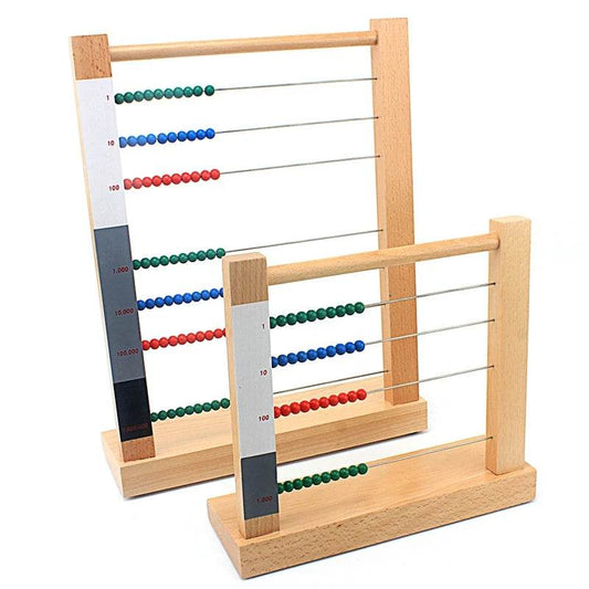 Premium Wooden Montessori Abacus Bead Counting Toy For Kids - ToylandEU