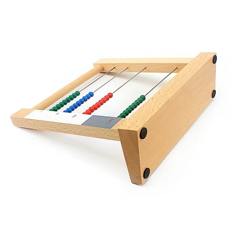 Premium Wooden Montessori Abacus Bead Counting Toy For Kids - ToylandEU