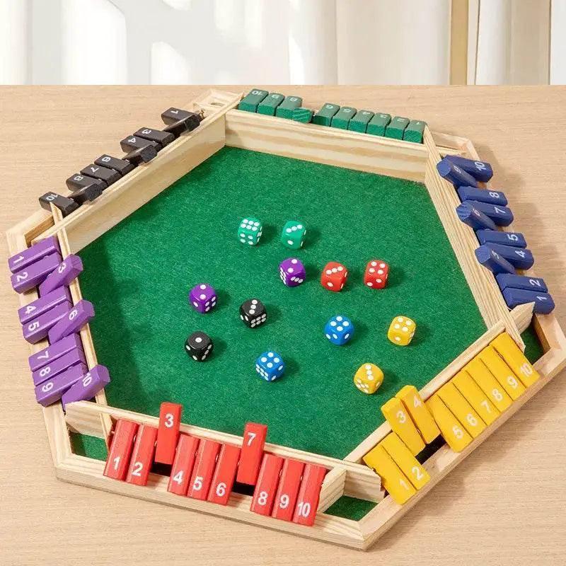  Premium Wooden Shut The Box Game for Family Fun -  ToylandEU™