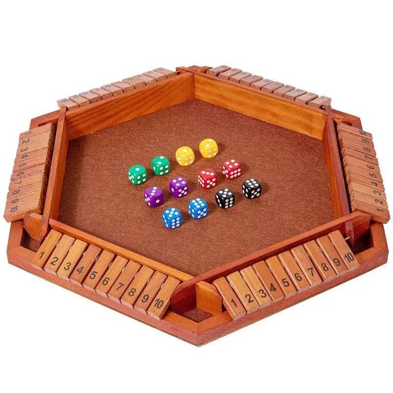  Premium Wooden Shut The Box Game for Family Fun -  ToylandEU™