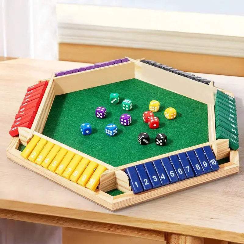  Premium Wooden Shut The Box Game for Family Fun -  ToylandEU™
