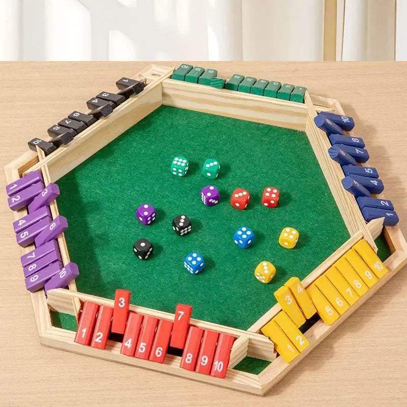  Premium Wooden Shut The Box Game for Family Fun -  ToylandEU™