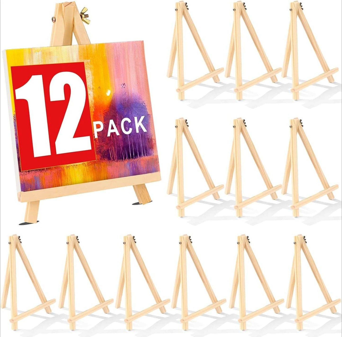 Premium Wooden Tabletop Easels with Foldable Design for Kids and Art Students - ToylandEU