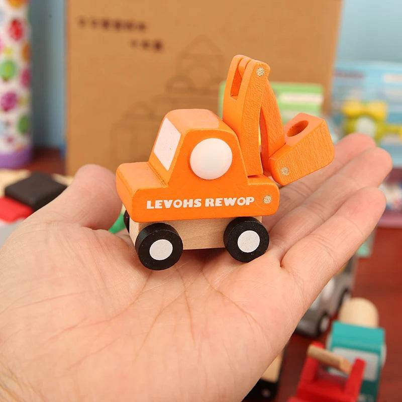Premium Wooden Toys Miniature Car Plane For Kids - ToylandEU