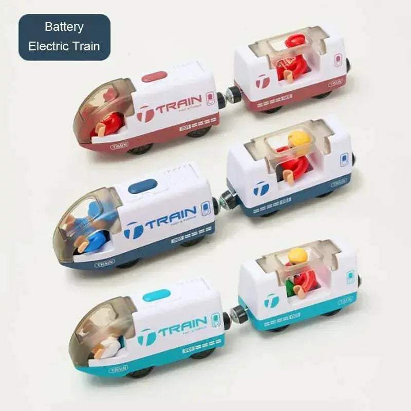 Premium Wooden Train Set For Kids With Compatible Track - ToylandEU