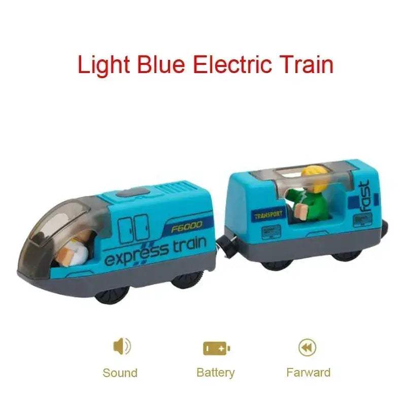 Premium Wooden Train Set For Kids With Compatible Track - ToylandEU