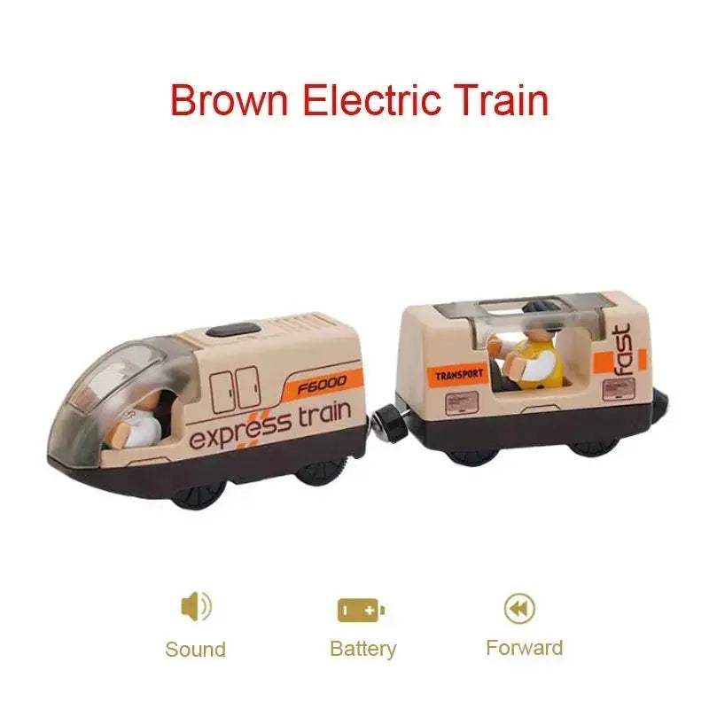 Premium Wooden Train Set For Kids With Compatible Track - ToylandEU
