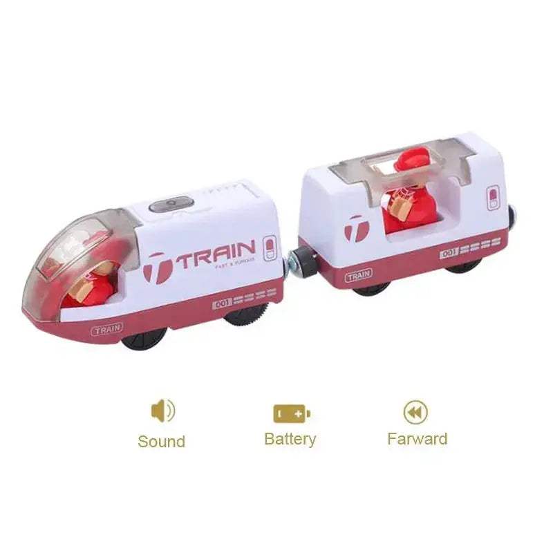 Premium Wooden Train Set For Kids With Compatible Track - ToylandEU