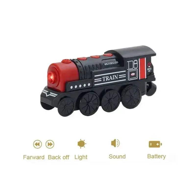 Premium Wooden Train Set For Kids With Compatible Track - ToylandEU
