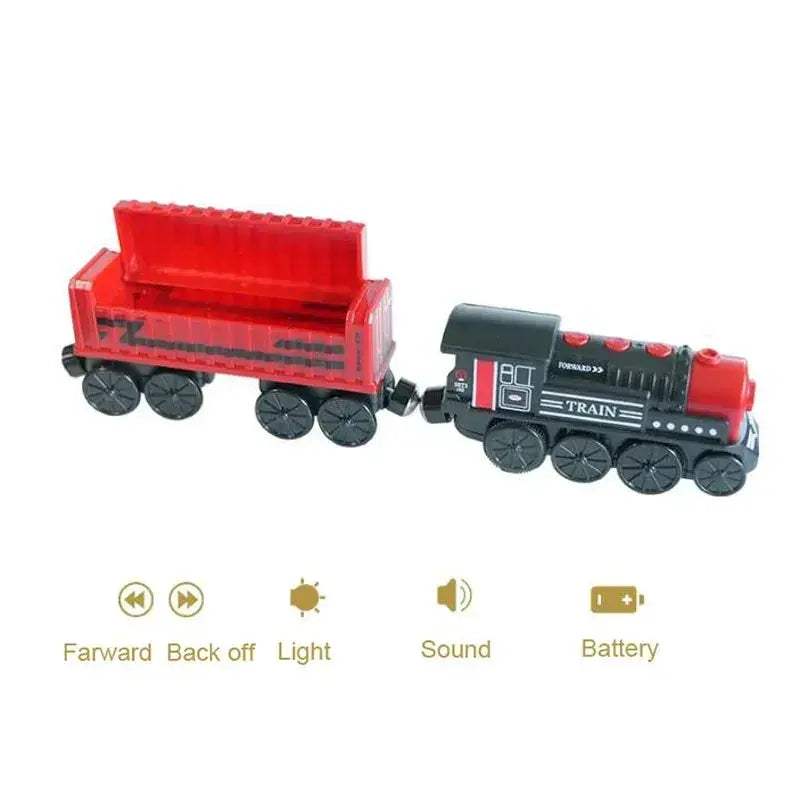Premium Wooden Train Set For Kids With Compatible Track - ToylandEU