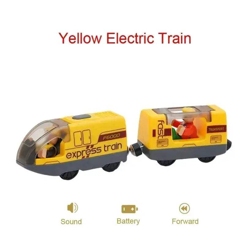 Premium Wooden Train Set For Kids With Compatible Track - ToylandEU