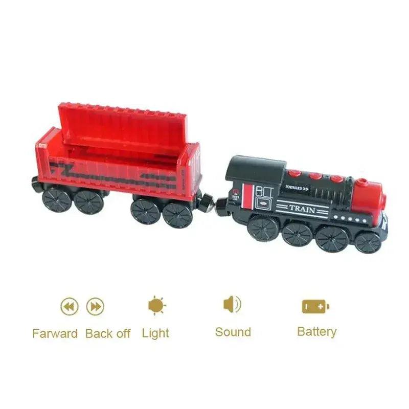  Premium Wooden Train Set With Compatible Track -  ToylandEU™