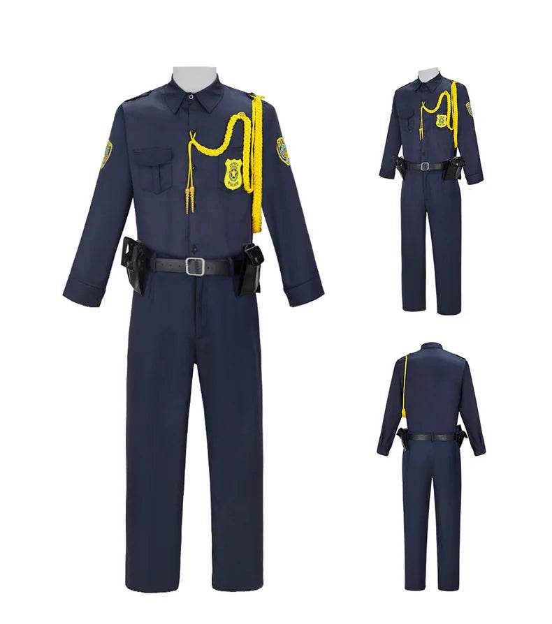 Premium Zootopia Nick Officer Cosplay Costume For Halloween - ToylandEU