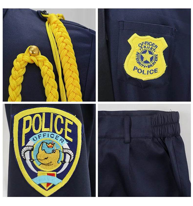 Premium Zootopia Nick Officer Cosplay Costume For Halloween - ToylandEU