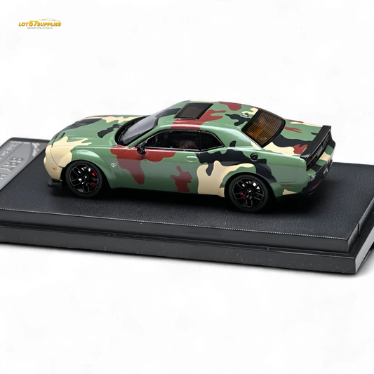  Dodge Challenger SRT Hellcat Army Green Diecast 1:64 -  ToylandEU™