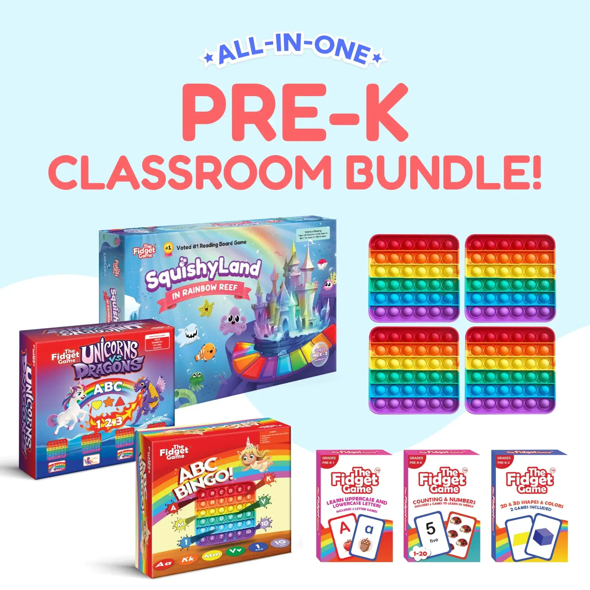 Preschool Classroom Bundle Build Foundational Skills Through Play - The Fidget Games