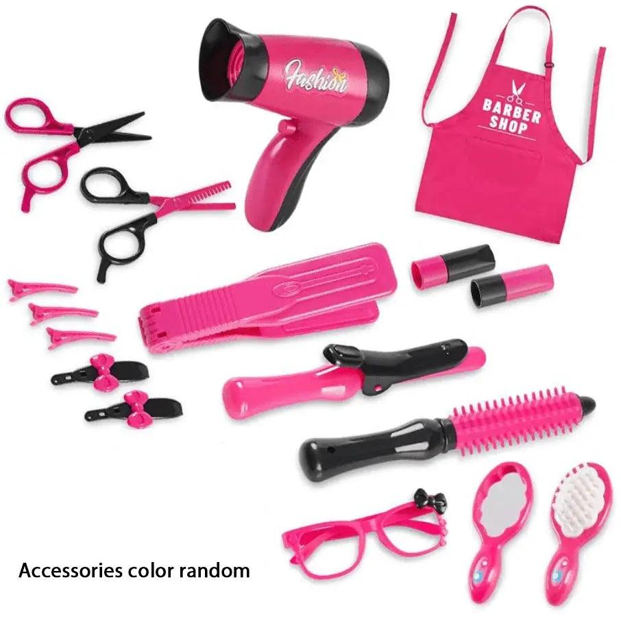  Pretend Play Hair Salon Set Hair Salon Toy Dryer Toy -  ToylandEU™