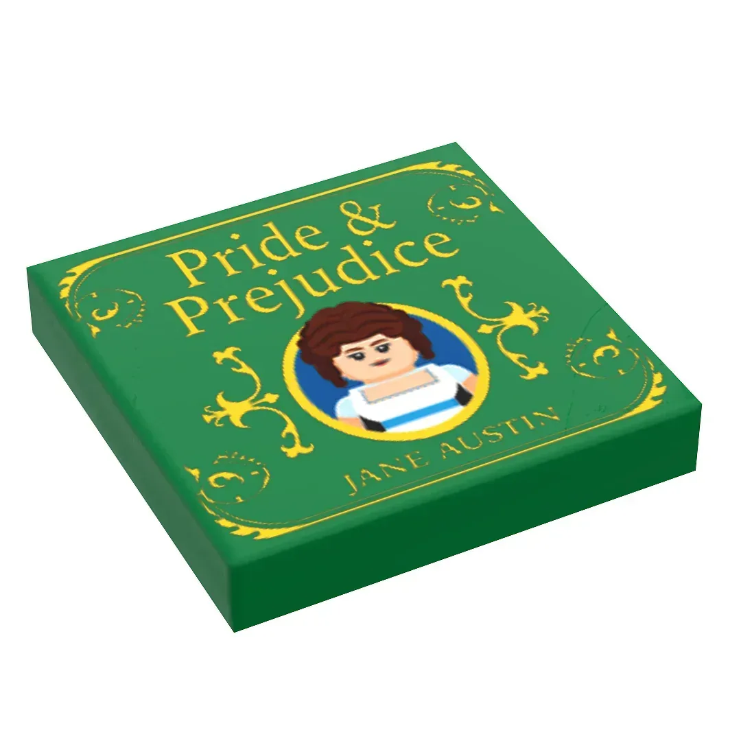Pride And Prejudice Lego Tile Artwork 2x2 Brick - ToylandEU