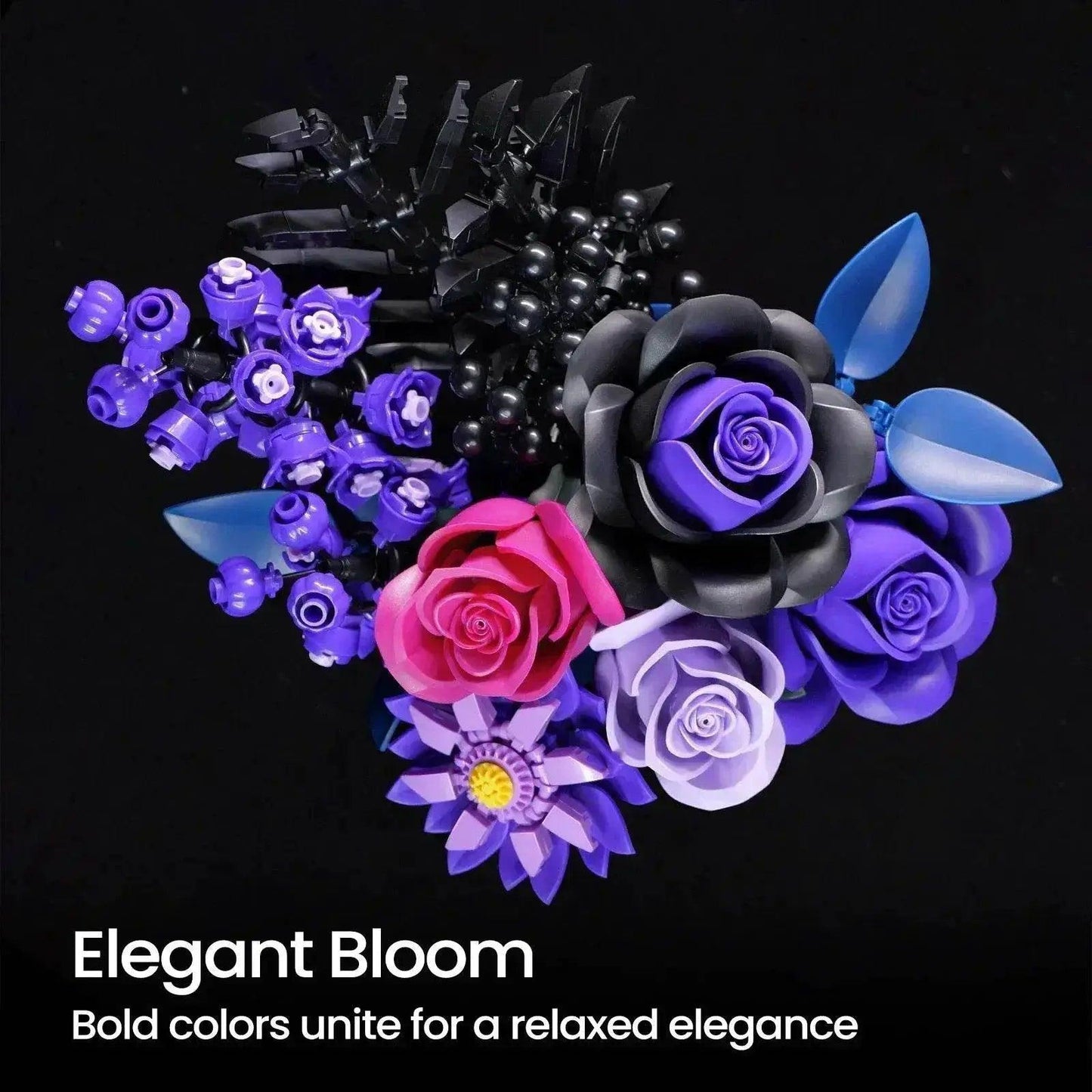  Prime 12Piece Building Block Set Purple Rose Toyland EU -  ToylandEU™
