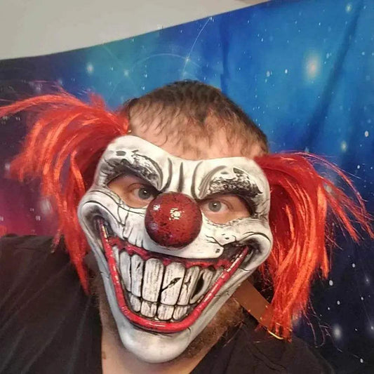  Prime Bloody Half Face Clown Mask One Size Toyland EU -  ToylandEU™