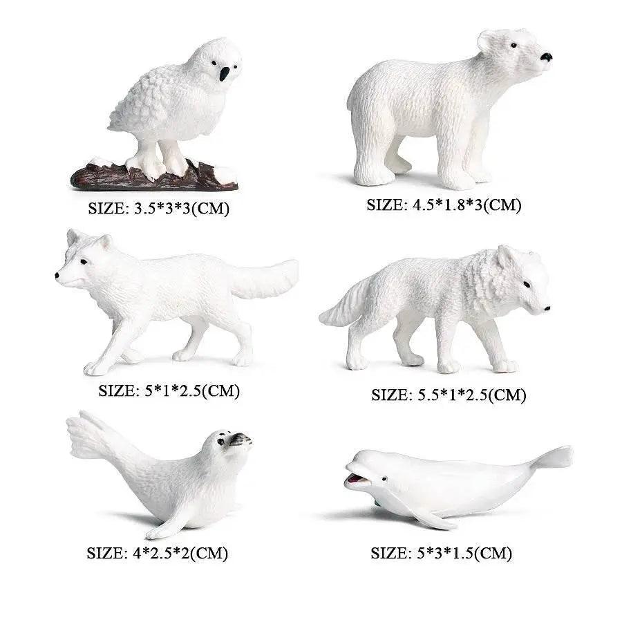  Prime Polar Animal Figurines Miniatures 2cm Toyland EU -  ToylandEU™