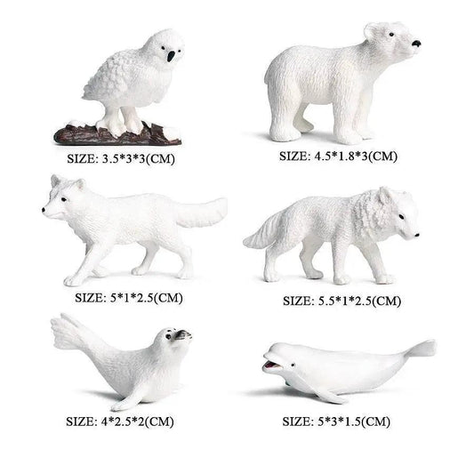  Prime Polar Animal Figurines Miniatures 2cm Toyland EU -  ToylandEU™