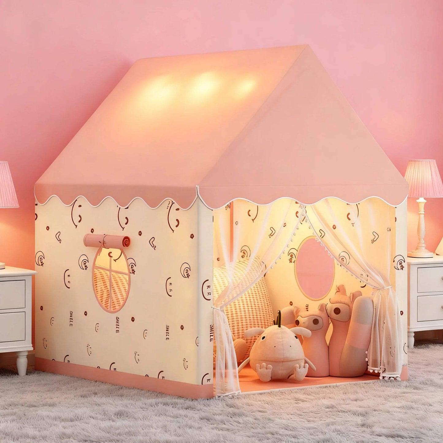  Princess Castle Play Tent For Kids Indoor Outdoor Safe -  ToylandEU™