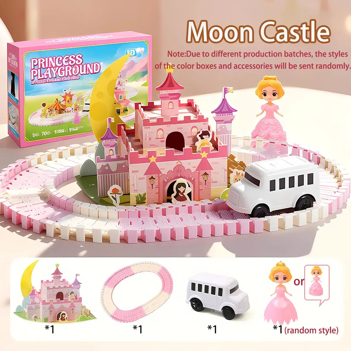 Princess Castle Track 3D Puzzle Kids Educational Toy - ToylandEU