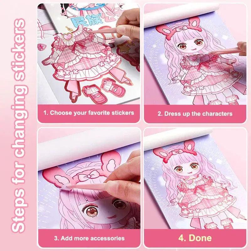  Princess Dress Up Sticker Book 20 Stickers For Kids -  ToylandEU™