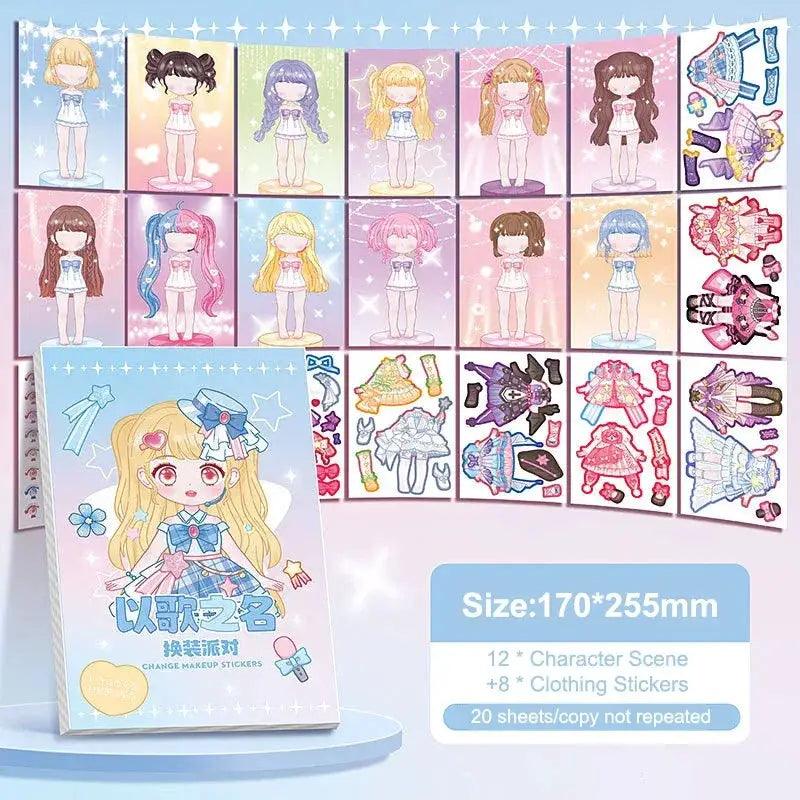  Princess Dress Up Sticker Book 20 Stickers For Kids -  ToylandEU™