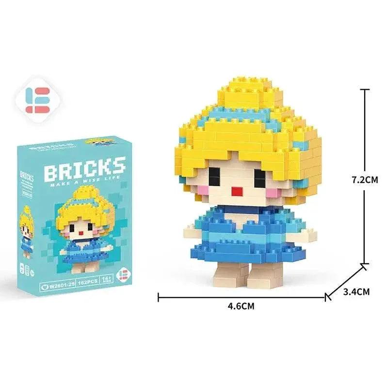  Princess Elsa Mini Building Blocks Set  Disney Inspired Toys for Kids  -  ToylandEU™