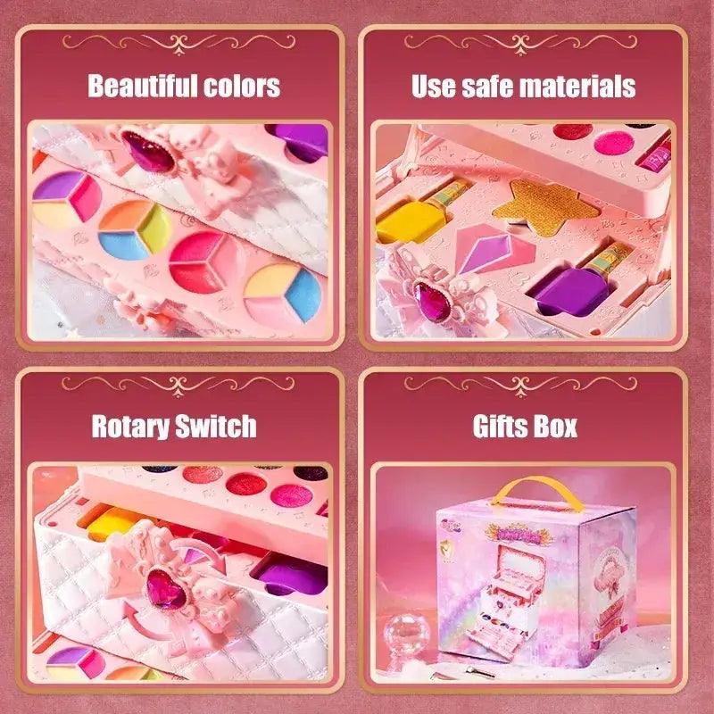  Princess Makeup Toy Case Kit Non Toxic Lipstick -  ToylandEU™