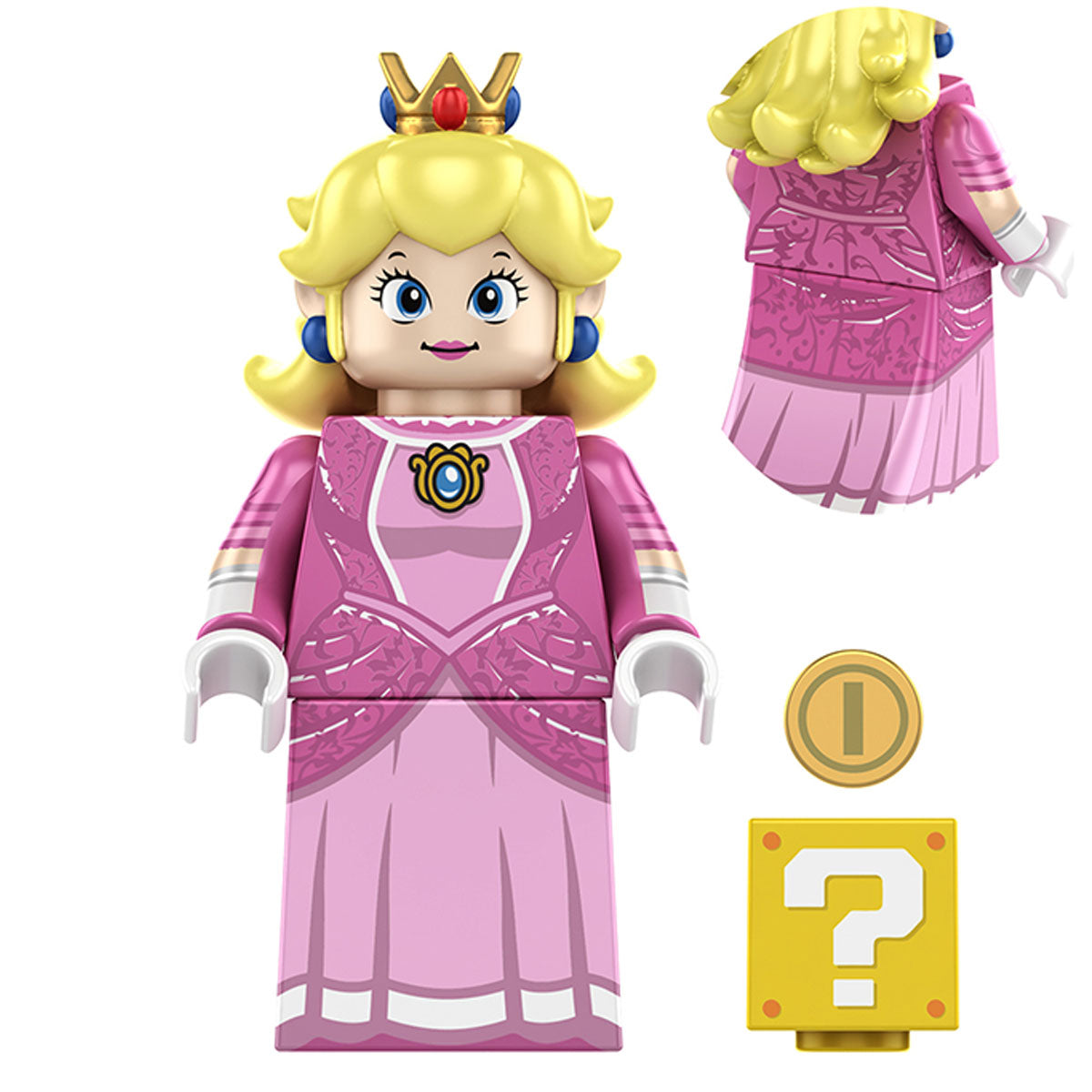 Princess Peach Minifigure | LEGO Compatible | Toylandeu™