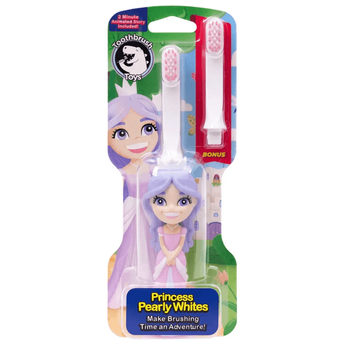 Princess Pearly Whites Toothbrush for Kids With Bonus Brush - ToylandEU