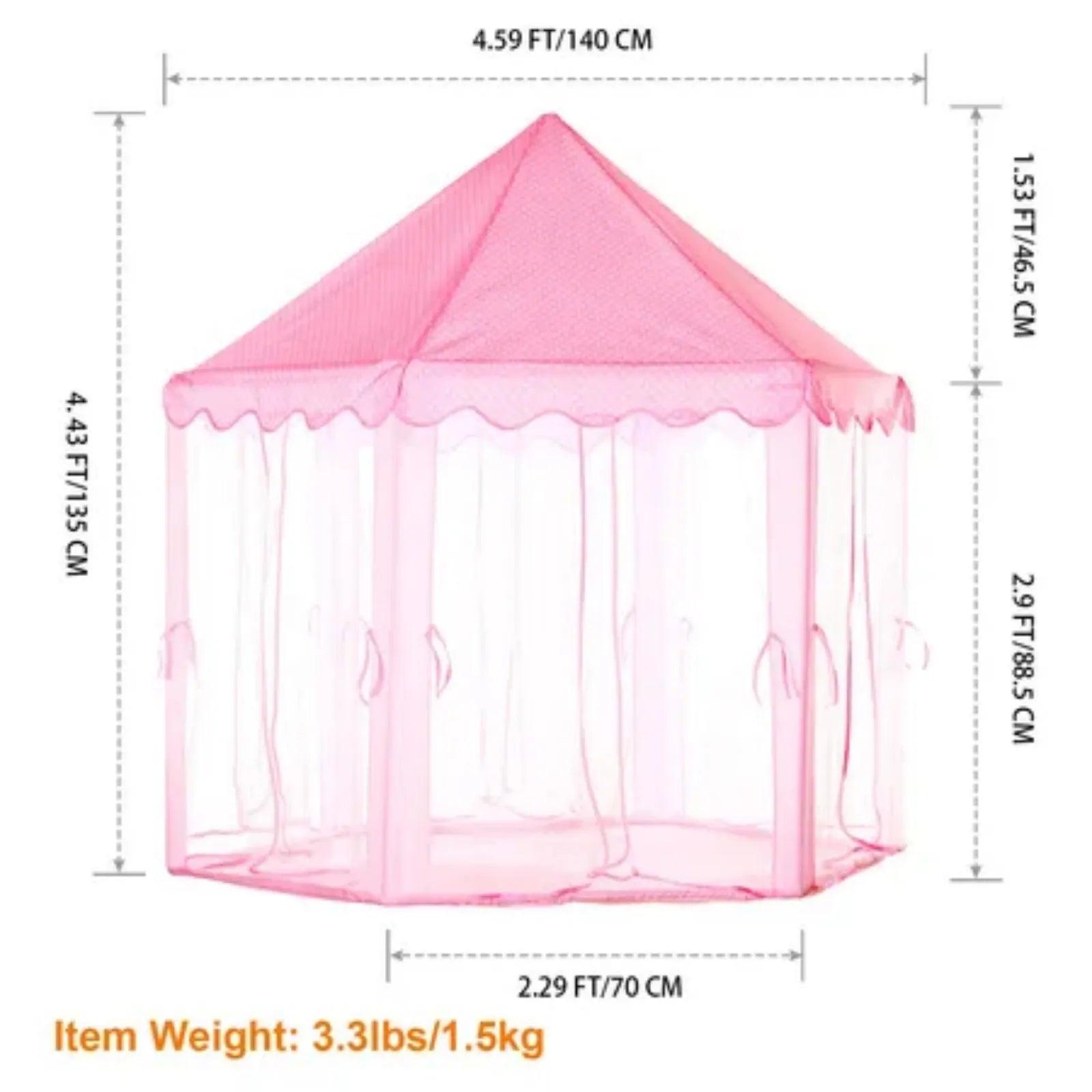  Princess Play Tent Castle for Kids Private Cozy Space -  ToylandEU™