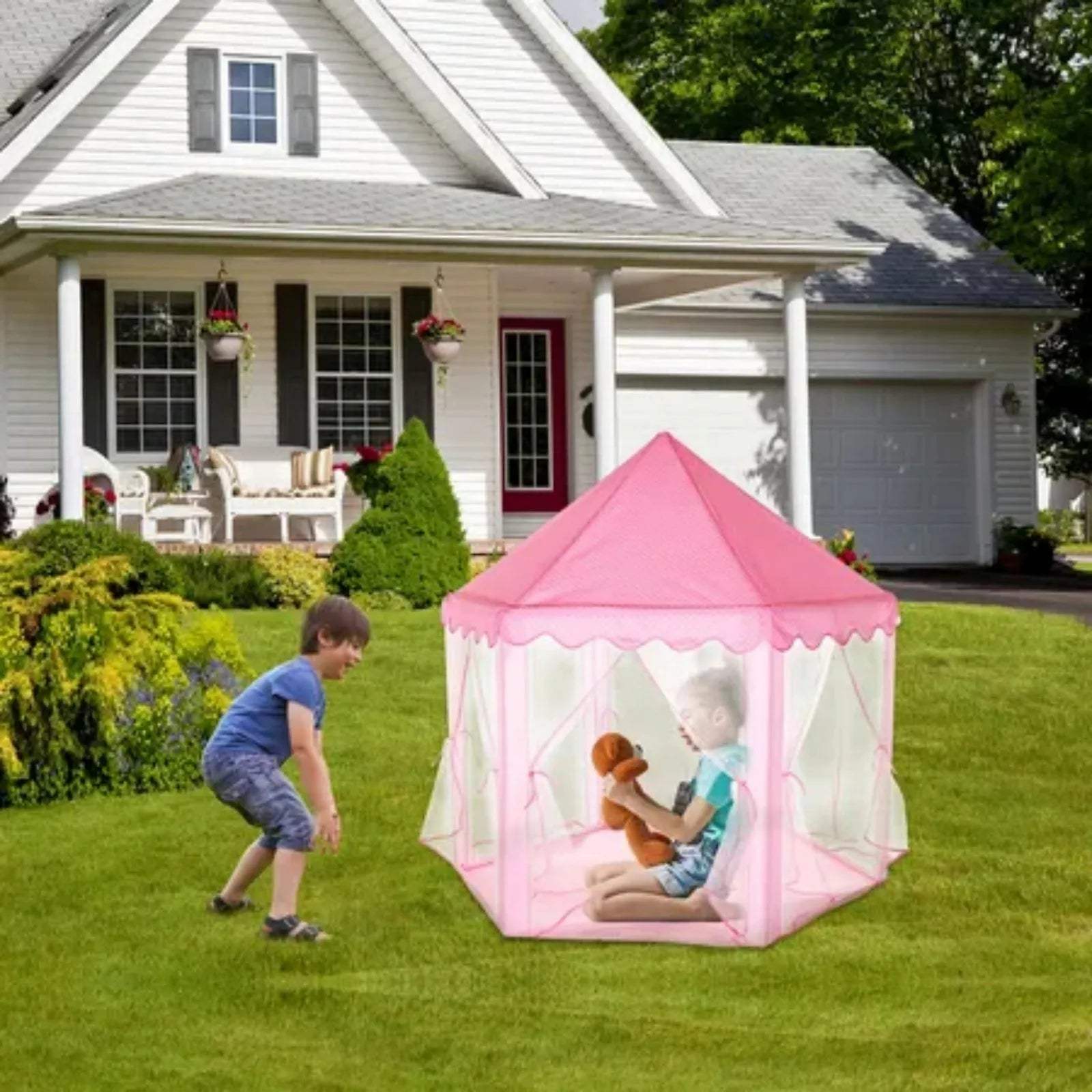  Princess Play Tent Castle for Kids Private Cozy Space -  ToylandEU™